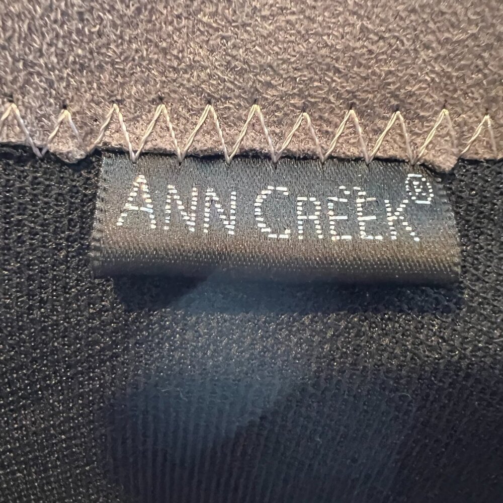 Ann Creek 'Manuel' Faux Suede Black, Burgundy & Grey Knee High Boots, Size 8.5M - Picture 16 of 16